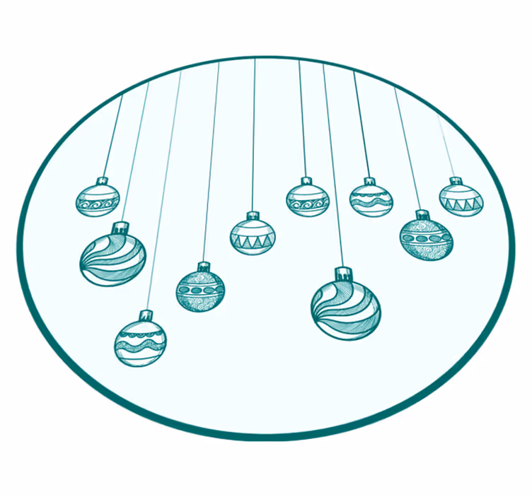 クリスマスの壁画 お祝いの飾り - TENSTICKERS