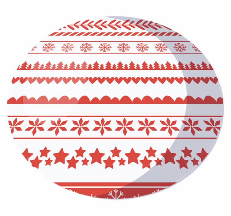 クリスマスの壁画 お祝いの季節のモチーフ - TENSTICKERS
