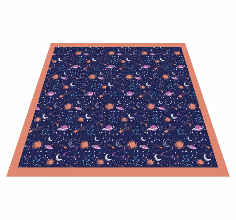 壁画 モアチルドレン 宇宙遊び - TENSTICKERS