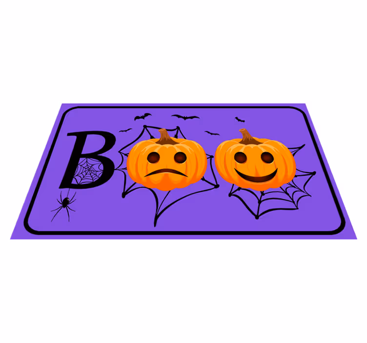 ハロウイン壁画 カボチャのクモの巣ブー - TENSTICKERS