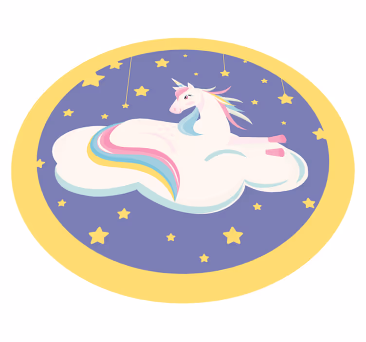 保育園 ビニールマット ユニコーンドリームサークル - TENSTICKERS