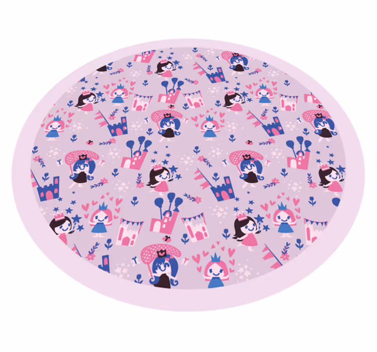子供 ビニールマット おとぎ話のサークレット - TENSTICKERS