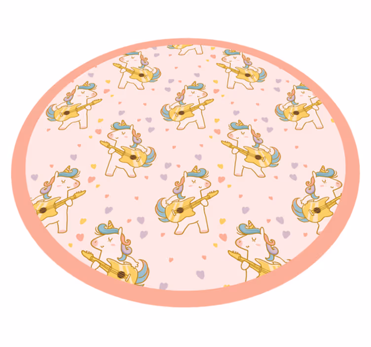 子供 ビニールマット ユニコーンダンスサークル - TENSTICKERS