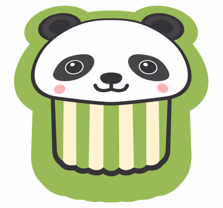 保育園 ビニールマット パンダの赤ちゃんのデザイン - TENSTICKERS