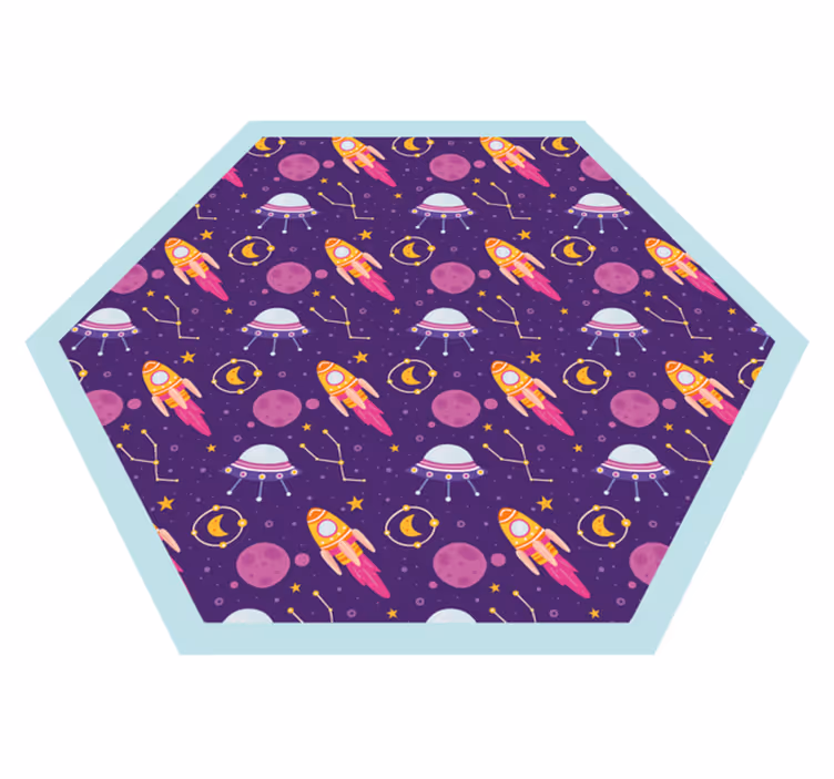 子供 ビニールマット 宇宙をテーマにした遊び場 - TENSTICKERS