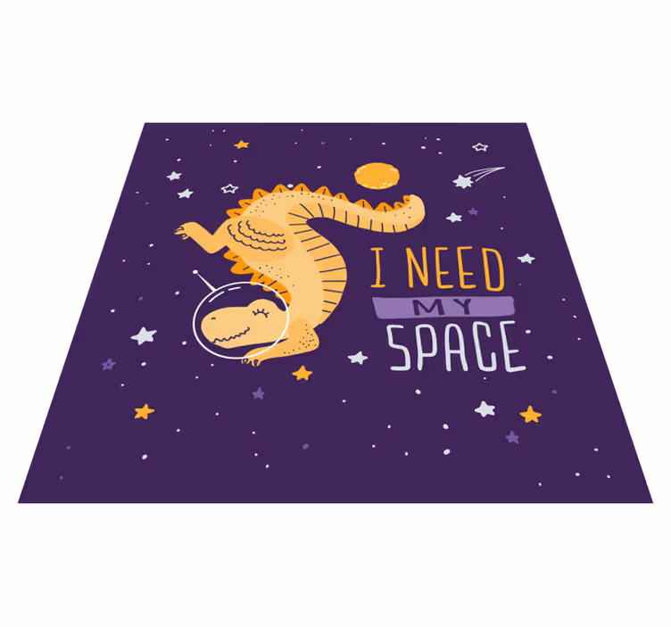 壁画 モアチルドレン 宇宙恐竜のイラスト - TENSTICKERS