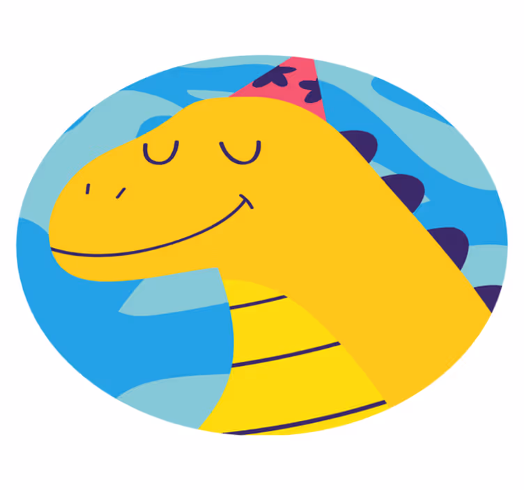子供 ビニールマット 恐竜パーティーテーマ - TENSTICKERS