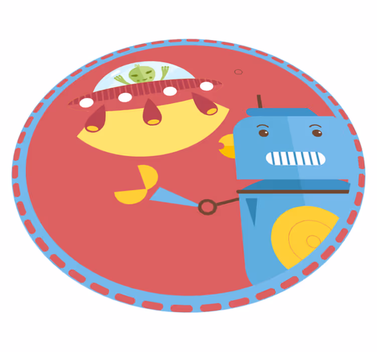 子供 ビニールマット 潜水艦ロボット遊び - TENSTICKERS
