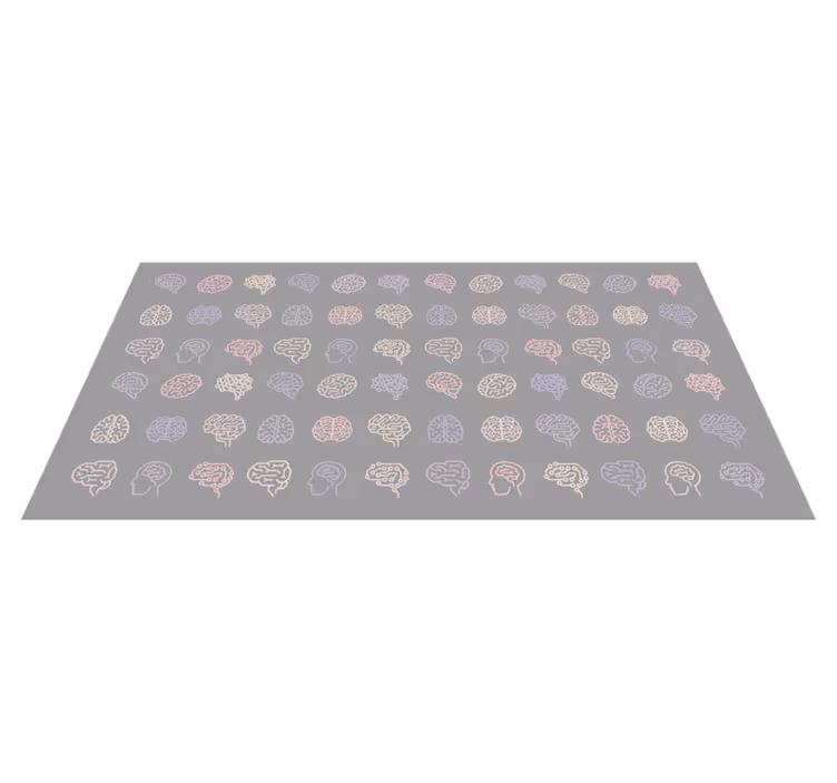 壁画 モアチルドレン 教育的脳パターン - TENSTICKERS