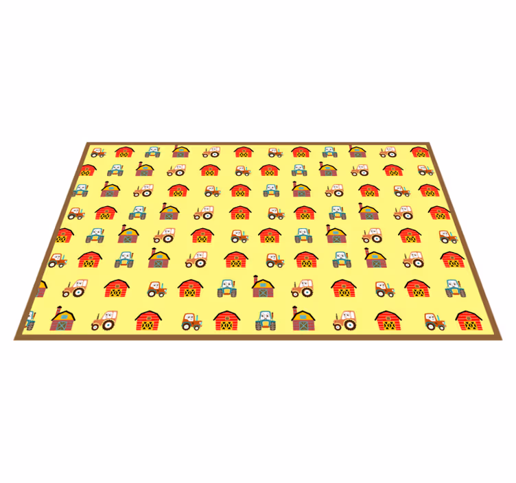 子供 ビニールマット 農場での楽しみ - TENSTICKERS