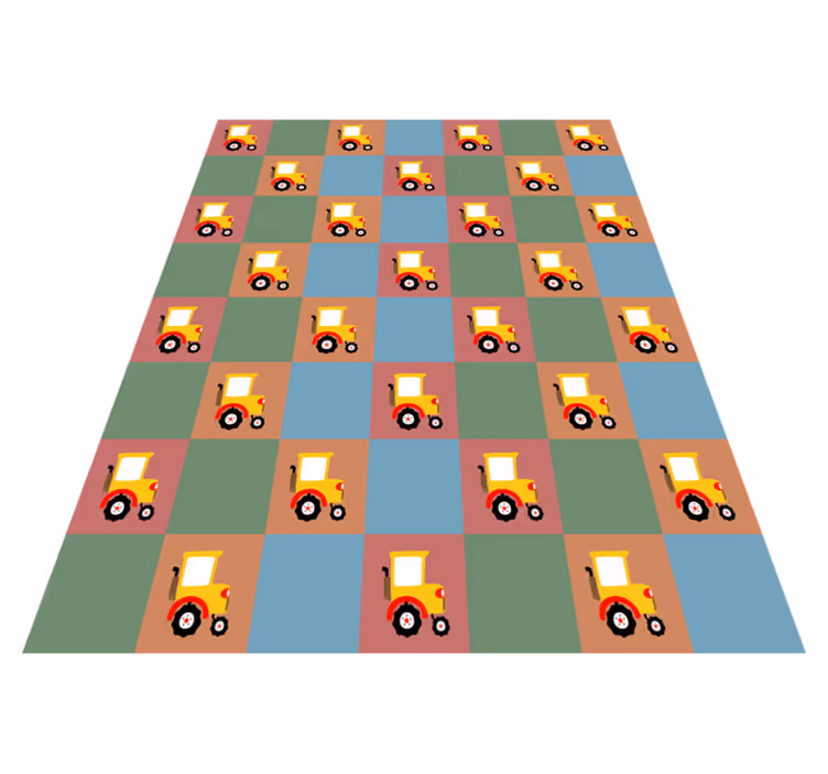 壁画 モアチルドレン トラクターパターン - TENSTICKERS