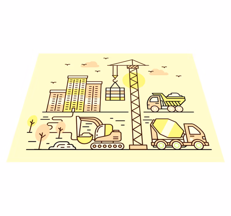 壁画 モアチルドレン 都市建設 - TENSTICKERS