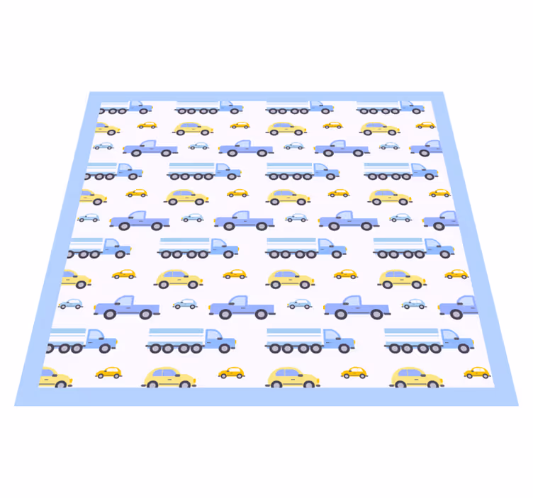 子供 ビニールマット 遊び心のある交通テーマ - TENSTICKERS
