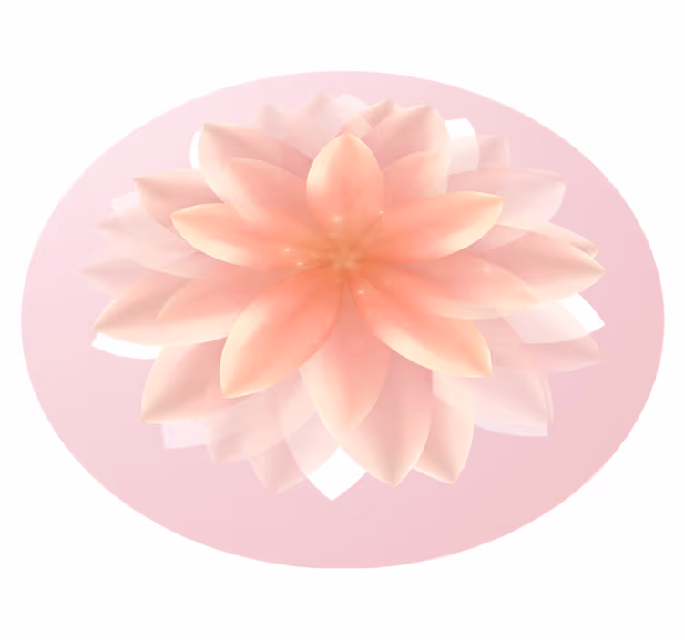 花と植物の壁画 花のセンターピース - TENSTICKERS
