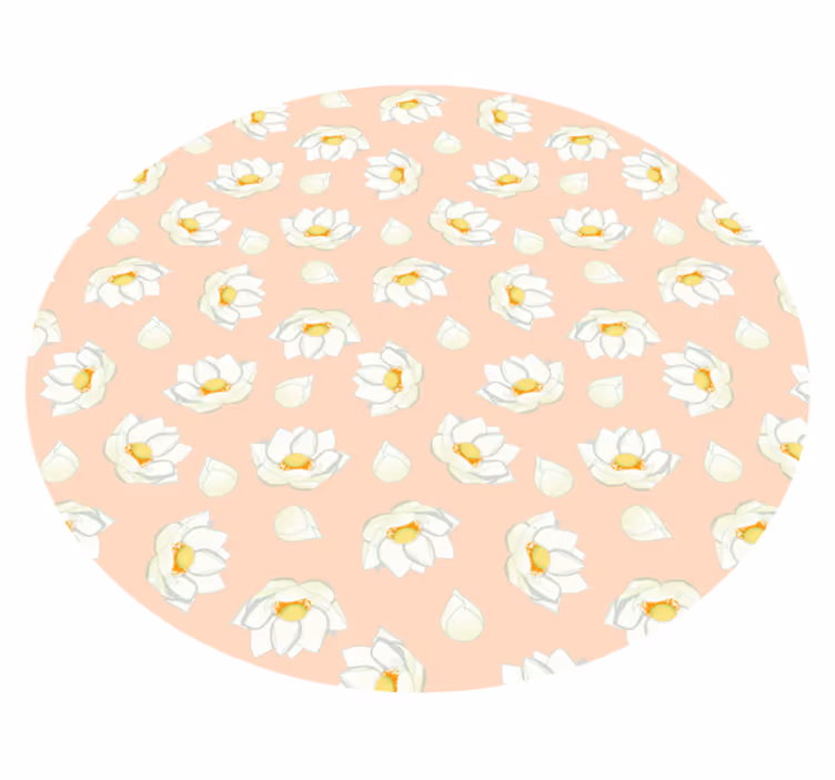 花と植物の壁画 花が咲く - TENSTICKERS