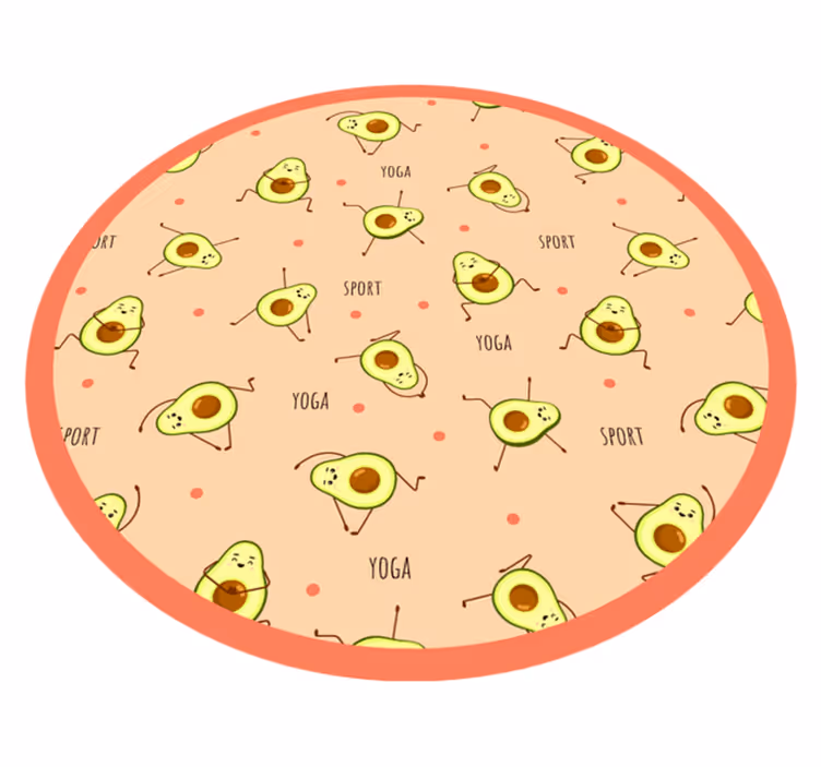 子供 ビニールマット アボカドアクティビティプレイ - TENSTICKERS