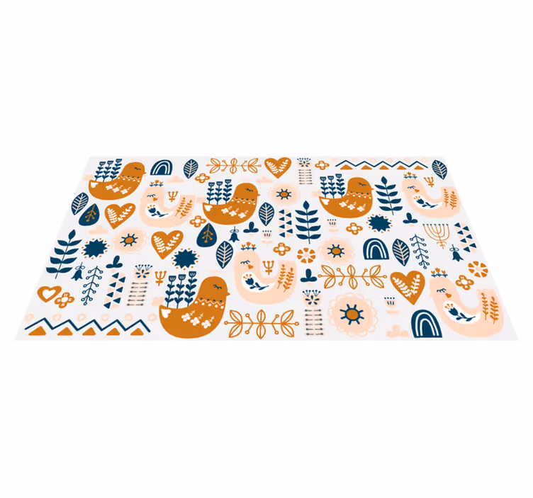 子供 ビニールマット 遊び心のある保育園のパターン - TENSTICKERS