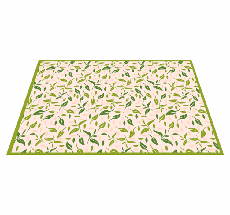 花と植物の壁画葉の模様のアクセント - TENSTICKERS