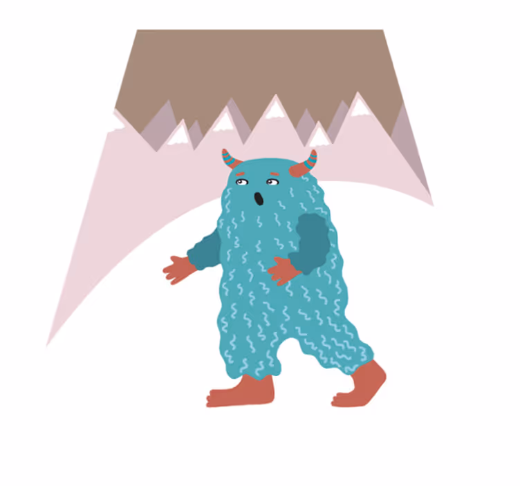 壁画 モアチルドレン 北欧のモンスターキャラクター - TENSTICKERS