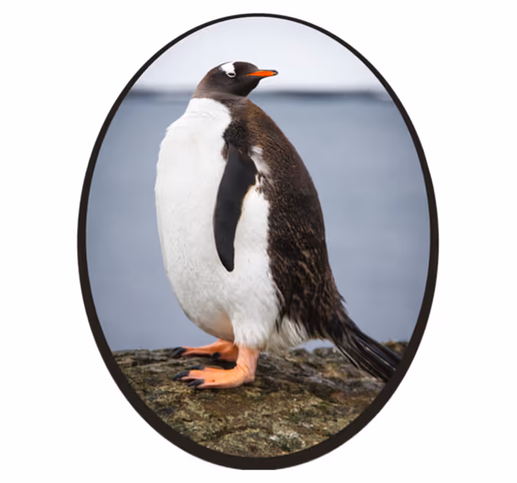 雄大なペンギンの動物の敷物 - TENSTICKERS