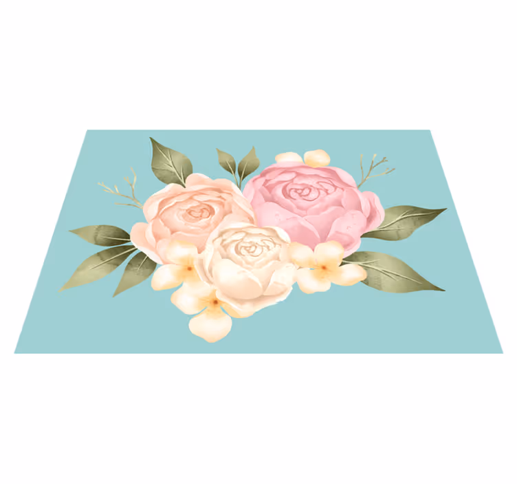 花と植物の壁画植物の構成 - TENSTICKERS