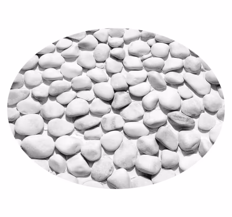 石の効果ビニールマットスムースペブルパターン - TENSTICKERS