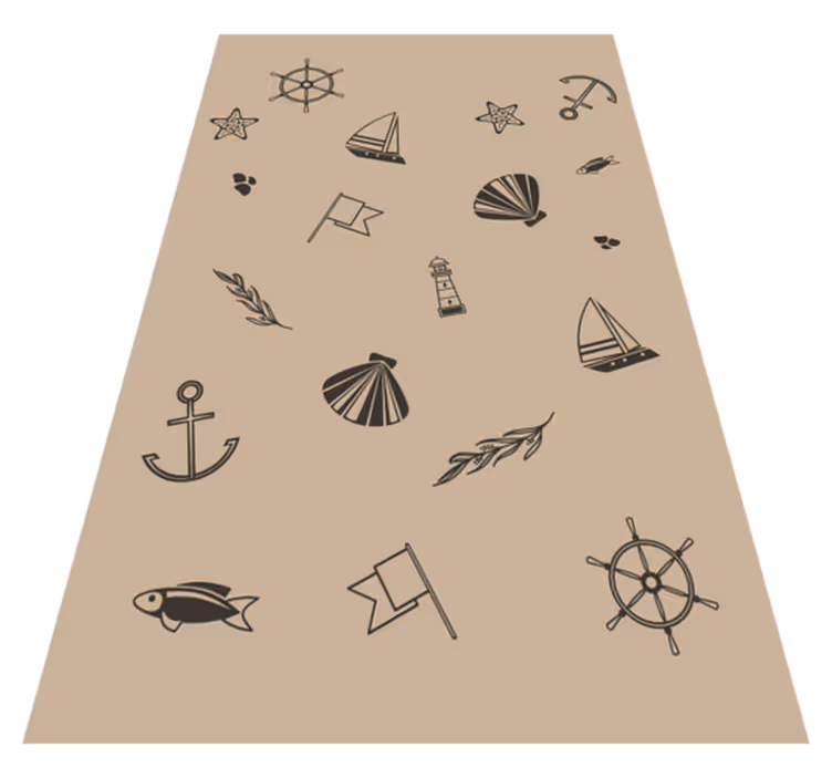壁画 モアチルドレン 海のアイコン - TENSTICKERS