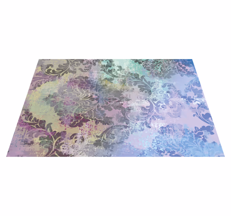 花と植物の壁画ボヘミアンアートデザイン - TENSTICKERS