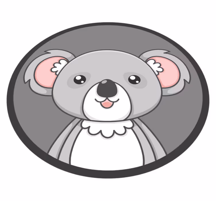 子供 ビニールマット かわいいコアラのイラスト - TENSTICKERS