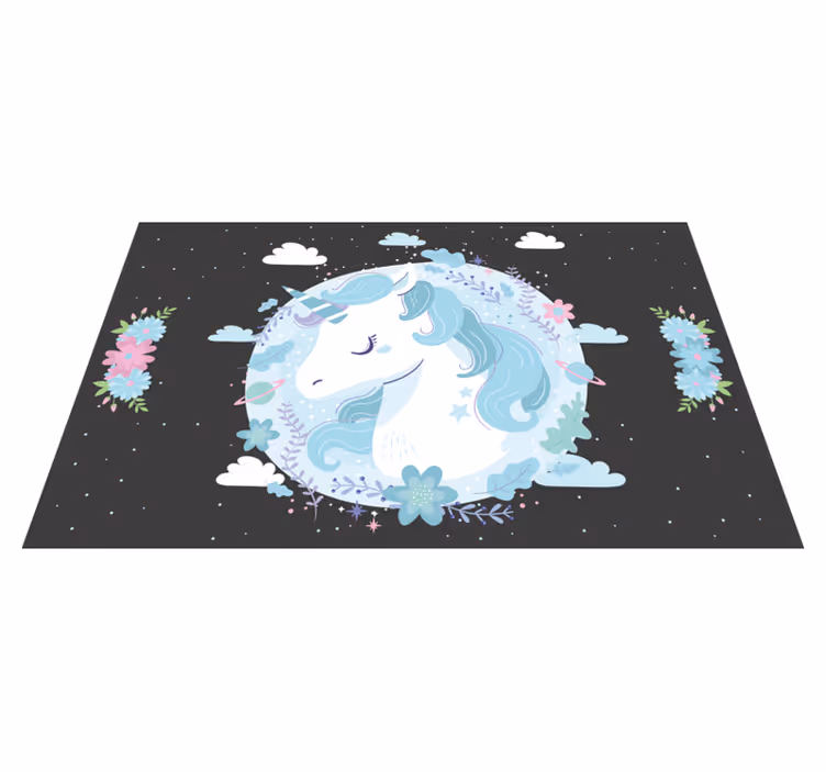 子供 ビニールマット 夢のユニコーンシーン - TENSTICKERS