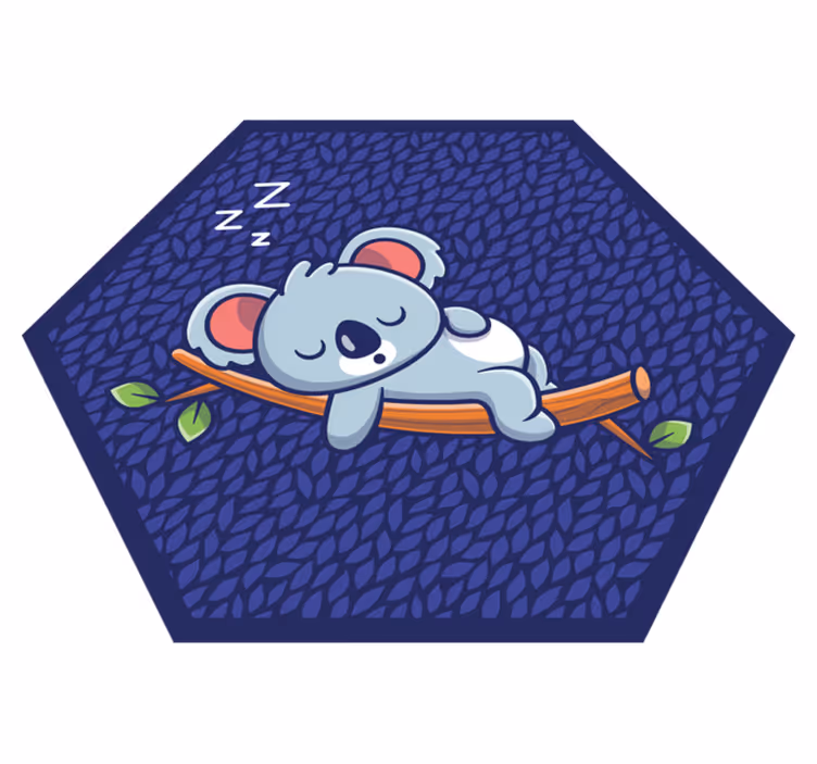 子供 ビニールマット スリーピーコアラキッド - TENSTICKERS
