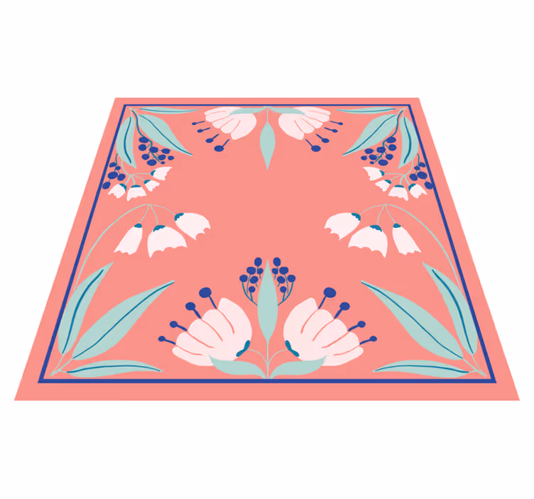 花と植物の壁画パターンパレット - TENSTICKERS