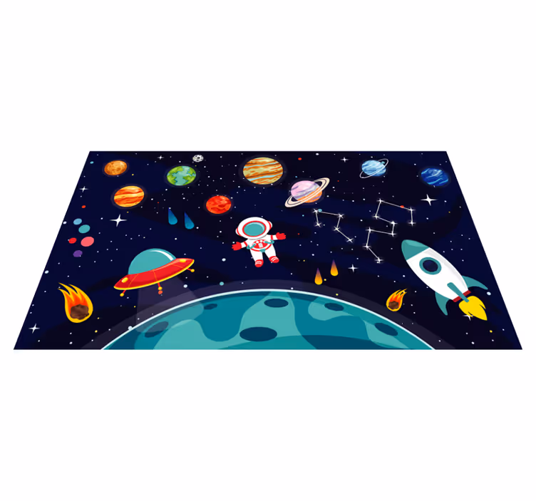出演者 ビニールマット 宇宙探検のセッティング - TENSTICKERS