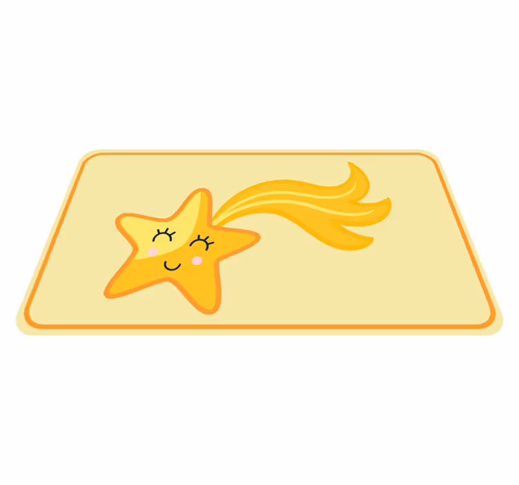 子供 ビニールマット 明るい星のデザイン - TENSTICKERS