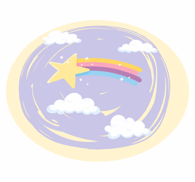 子供 ビニールマット 夜空の魔法 - TENSTICKERS