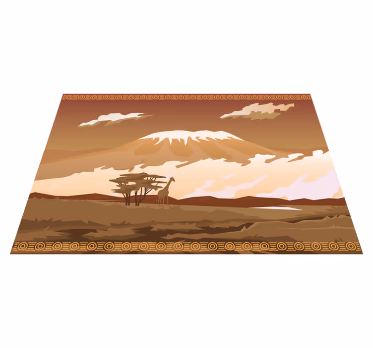 フォトミュラルネイチャー壮大な山の景色 - TENSTICKERS