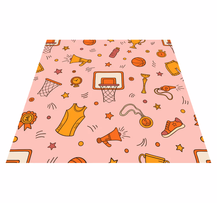 ゲーム ビニールマット スポーティーな楽しさの要素 - TENSTICKERS