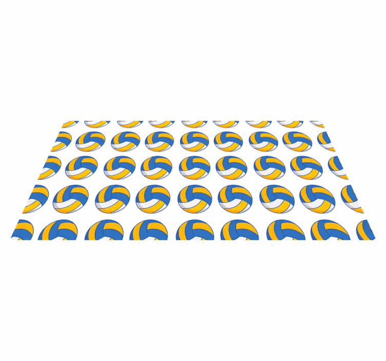 十代の若者たち ビニルマット バレーボールボール - TENSTICKERS