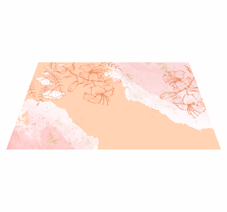 フォトミュラルネイチャー花の抽象的な淡い色 - TENSTICKERS