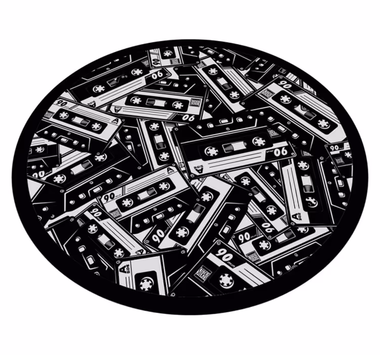 壁画 モアチルドレン カセットテープコンセプト - TENSTICKERS