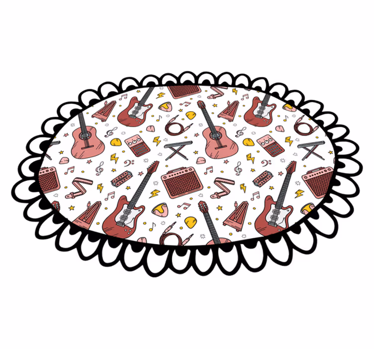 壁画 モアチルドレン 音楽要素のモチーフ - TENSTICKERS