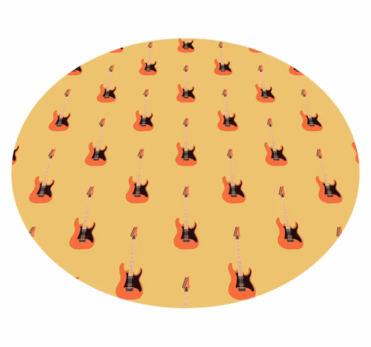 壁画 モアチルドレン ギターのパターン - TENSTICKERS