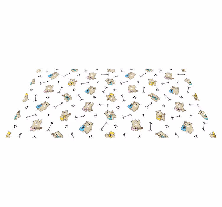 保育園 ビニールマット ミュージカルベアーズのテーマ - TENSTICKERS