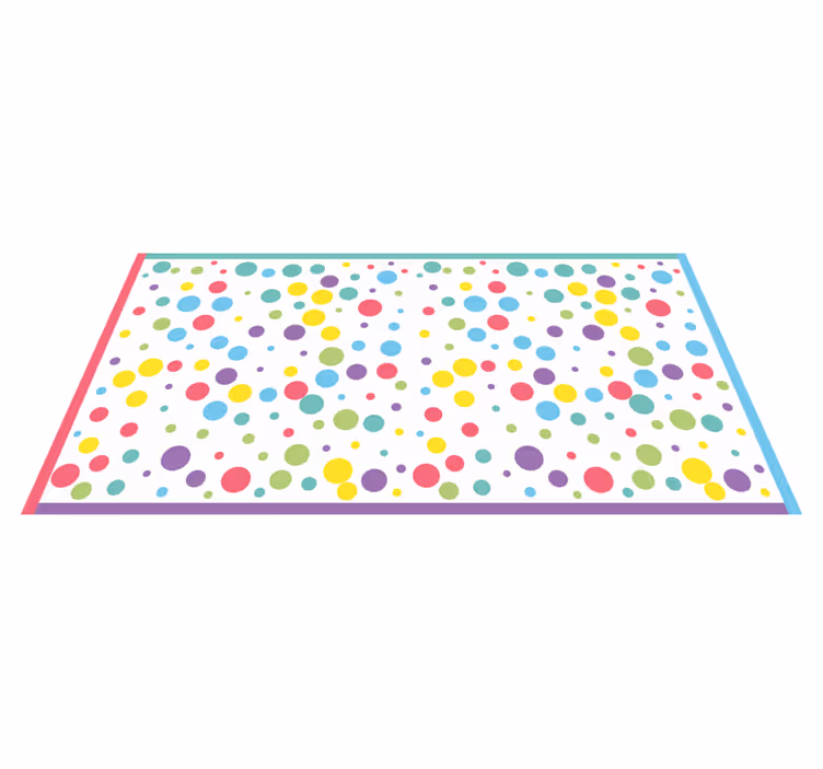 壁画 モアチルドレン カラフルで遊び心満載のドット - TENSTICKERS