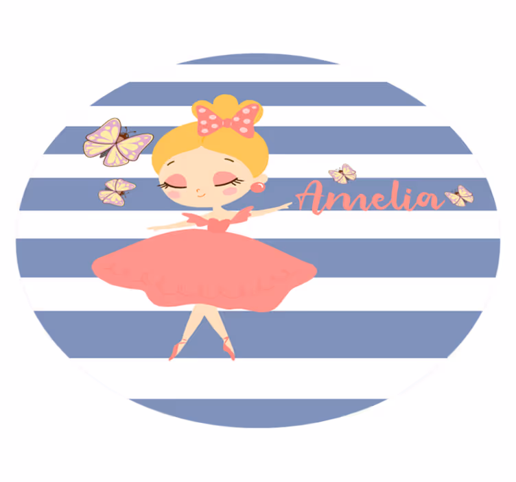 名前 ビニールマット バレリーフェアリーカスタマイズ - TENSTICKERS