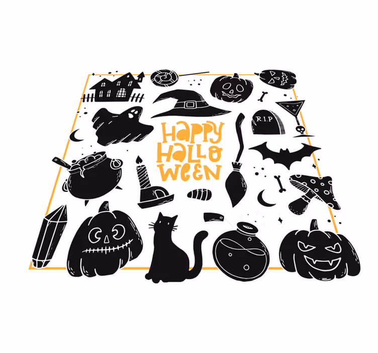 ハロウイン壁画 祭りのシンボル - TENSTICKERS