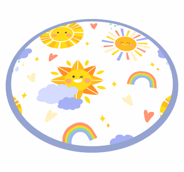 子供 ビニールマット サニー スマイルズ ディライト - TENSTICKERS
