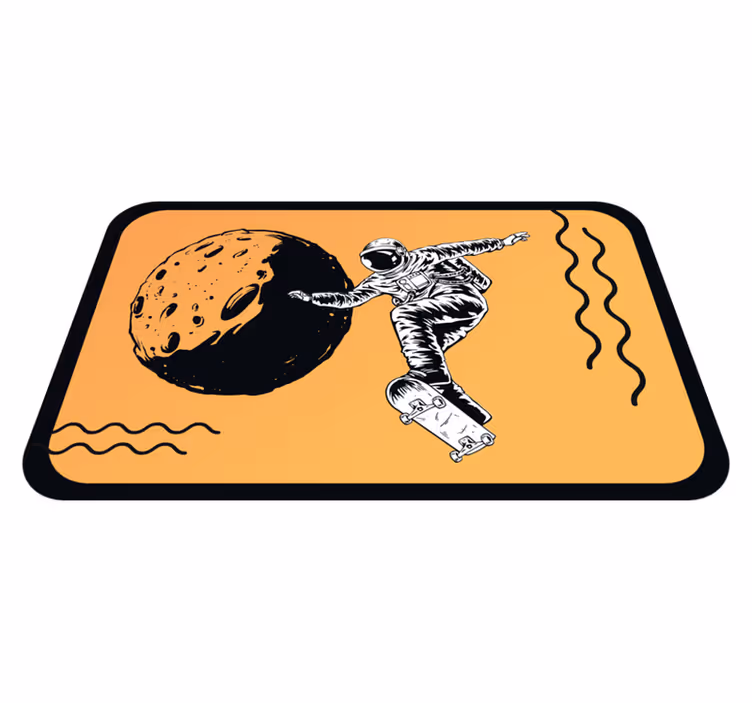 壁画 モアチルドレン スケートボードをする宇宙飛行士 - TENSTICKERS