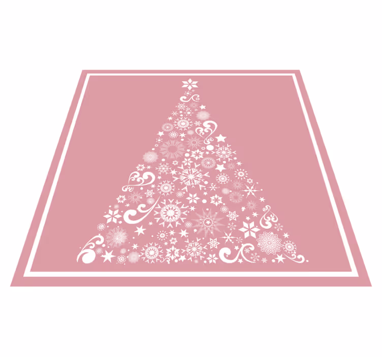 クリスマスの壁画お祝いのホリデーツリー - TENSTICKERS