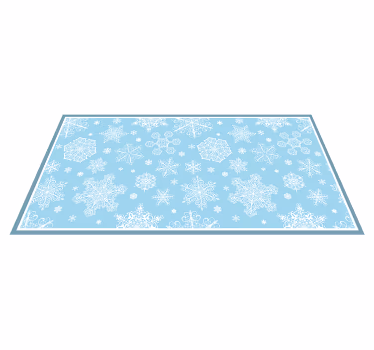 クリスマスの壁画氷の雪の結晶パターン - TENSTICKERS